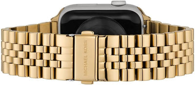 Michael Kors Herrenarmband für Apple Watch®, 38/40/41 mm und 42/44/45/49 mm, aus Edelstahl Gold, Gol