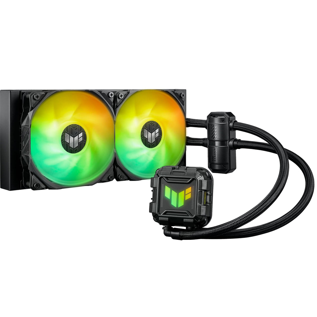 ASUS TUF Gaming LC II 240 ARGB All-in-One-Flüssig-CPU-Kühler (Aura Sync Beleuchtung, 2x TUF Gaming 1