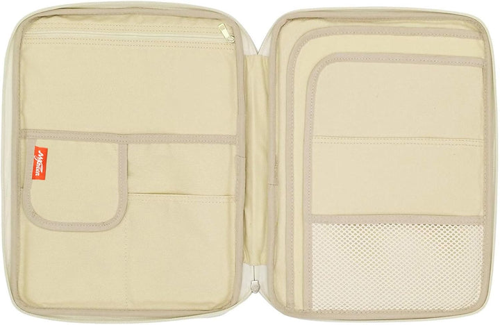 El-fmly Tragbare A4-Dokumenten-Organizer-Tasche, wasserdicht, Portfolio, Büro, Reissverschluss, Reis