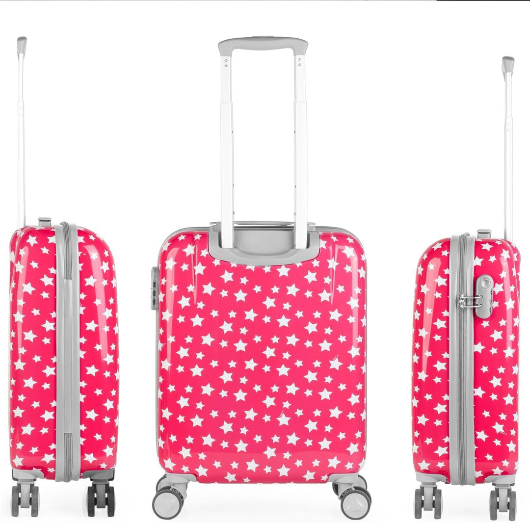 ITACA - Kulturtasche für Frauen und Kinder aus PC-Polycarbonat. Qualitäts-Reise-Toilettenbeutel star