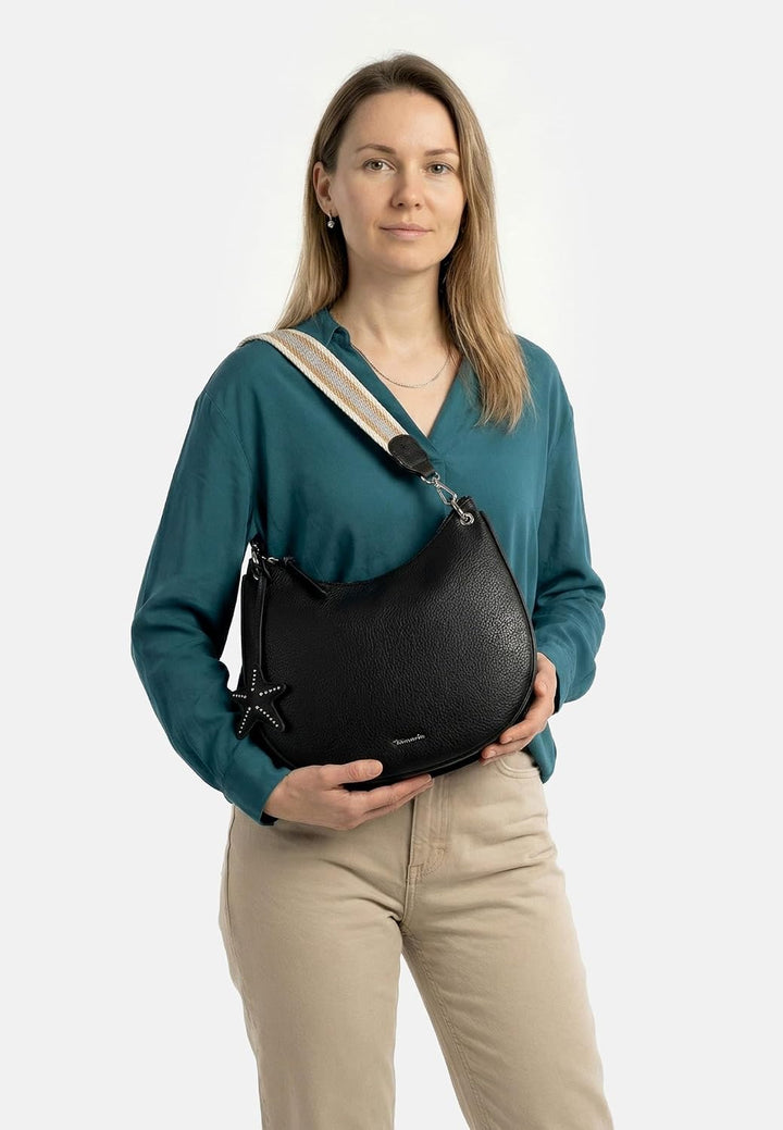 Tamaris Beutel TAS Kea 34463 Damen Handtaschen Zweifarbig Schwarz Einheitsgrösse, Schwarz Einheitsgr
