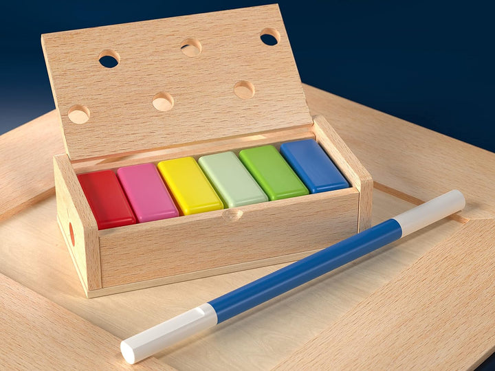 Marvins Magie - Schatztricks Holzzaubertricks für Kinder | Enthält entkommende farbige Blöcke, versc
