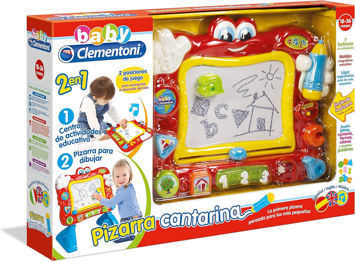 Baby Clementoni - Die Tafelgesangsaktivität, mehrfarbig (55131.6) - Spanische Ausgabe