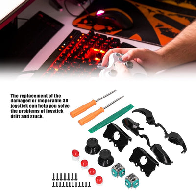 Joystick-Ersatz-Kit, langlebiges, breites Kompatibilitäts-Reparatur-Kit für analoge Thumb-Sticks