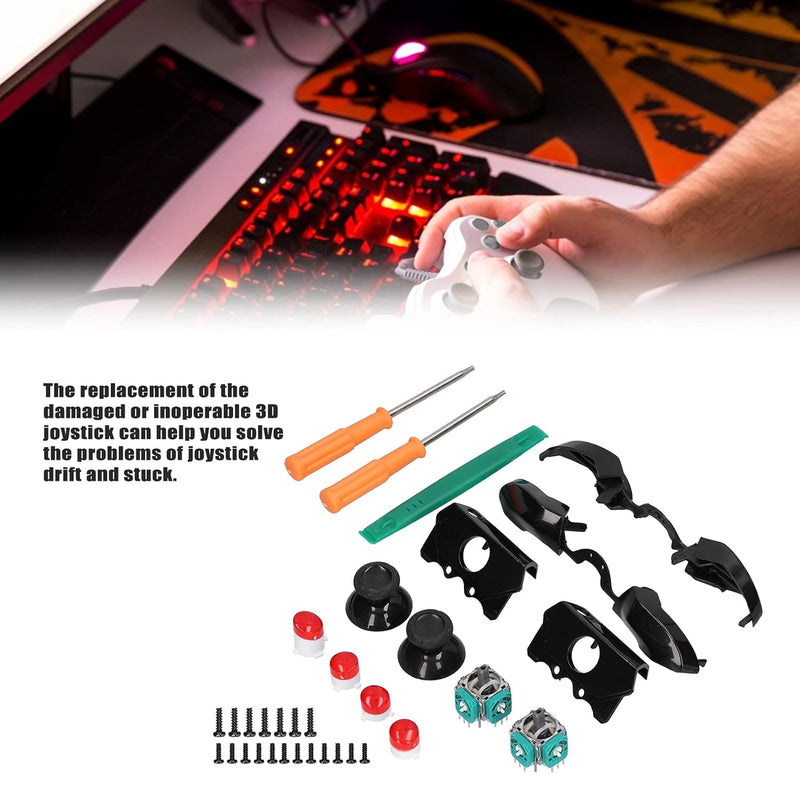Joystick-Ersatz-Kit, langlebiges, breites Kompatibilitäts-Reparatur-Kit für analoge Thumb-Sticks