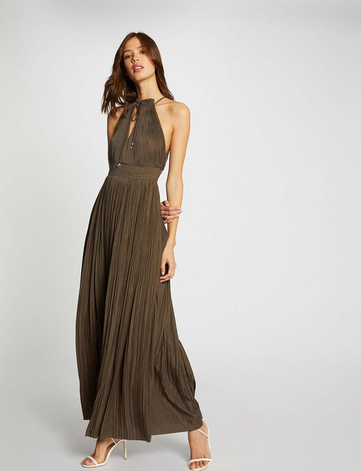 Morgan Damen Longue PLISSEE EMMANCHURE AMERICAIN 211-RSOL Robe