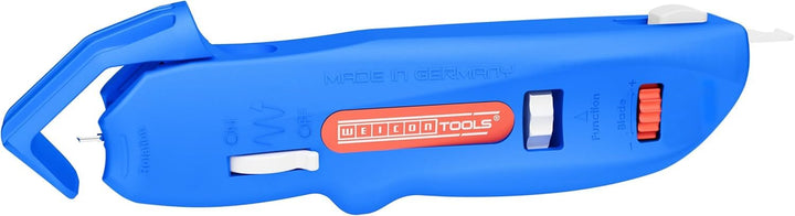 WEICON TOOLS Kabelmesser No. S 4-28 Spiral, Rund-, Längs- und Spiralschnitt von 4-28 mm Ø, integrier