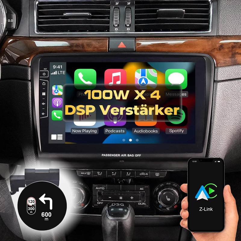 DYNAVIN Android Autoradio Navi für Skoda Superb 2008-2015, mit 4 * 100W DSP Verstärker | DAB+ Radio;