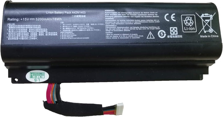 WYGUO A42N1403 Ersatzakku für ASUS ROG GFX71JY 17.3" GFX71JY4710 G751 G751J G751J-BHI7T25 Serie A42L