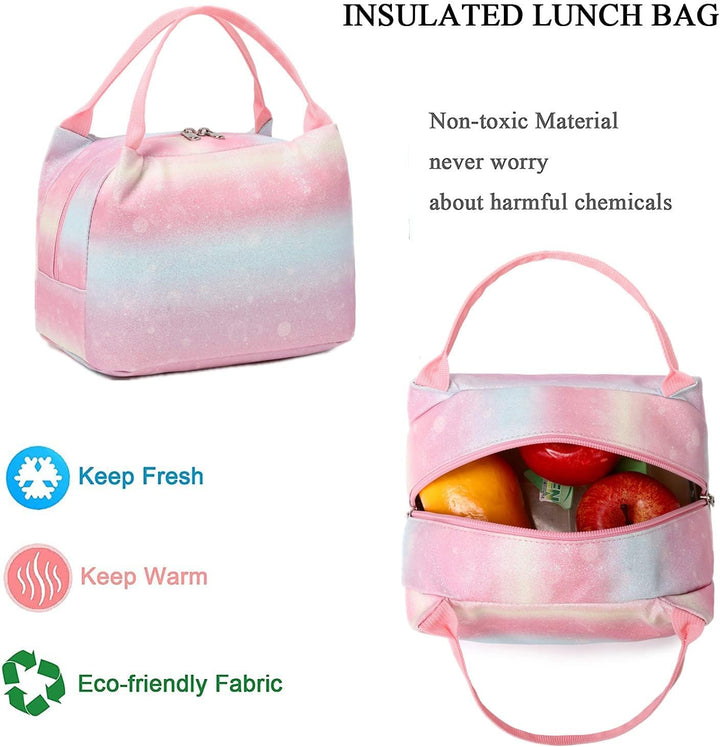 Jumpopack Schulrucksack Kinder Einhorn Schulranzen Kinderrucksack Regenbogen Kinder Schultasche Schu
