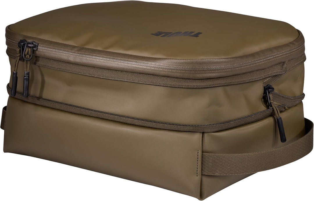 Thule Chasm Grosser Komprimierbarer Ausrüstungswürfel 10l/15l Deep Khaki, 15 15 Deep Khaki, 15 Deep
