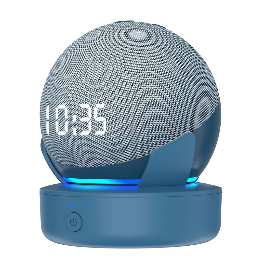 PlusAcc Dot 4.&5. Gen Akku - Tragbare Batterie Base Ständer Zubehör (Nur Akku) (Blau), Blau