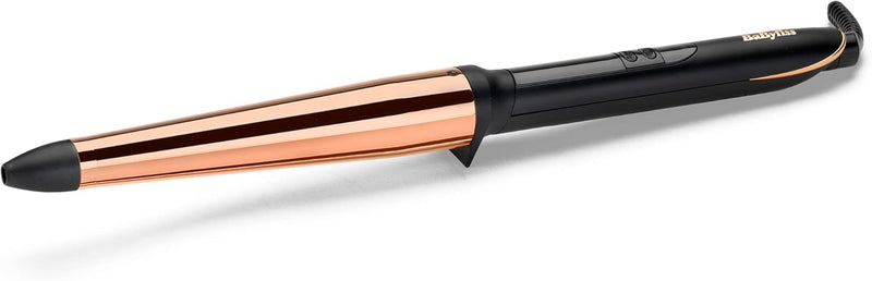 BaByliss Salon Brilliance Conical Wand, Professioneller Lockenstab mit hochwertiger Titan-Beschichtu