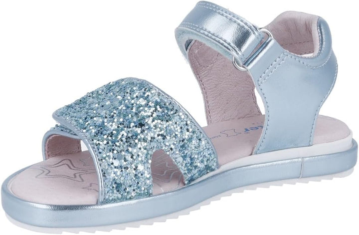 Richter Kinderschuhe Mädchen Halbschuhe Klett Sandale Rosa Freizeit, 26 EU Turquoise
