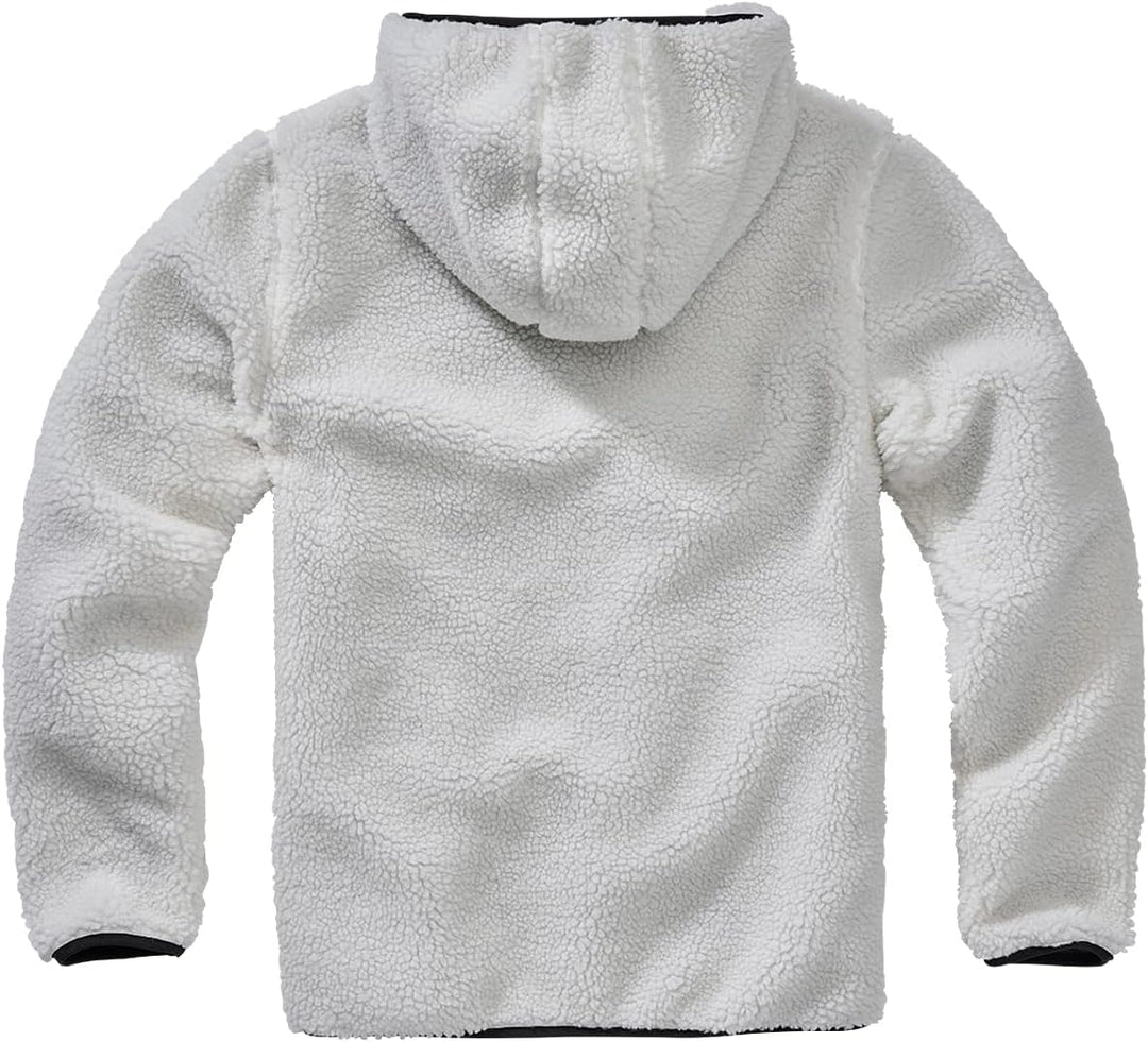 Brandit Teddyfleece Worker Pullover L Weiss, L Weiss