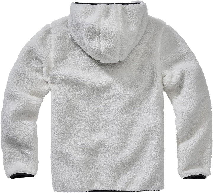 Brandit Teddyfleece Worker Pullover L Weiss, L Weiss
