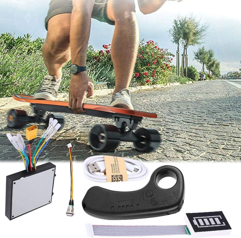 MAGT Elektrisches Skateboard ESC Kit, 430W 36V Doppelantrieb Elektrisches Longboard Ersatzsteuerung