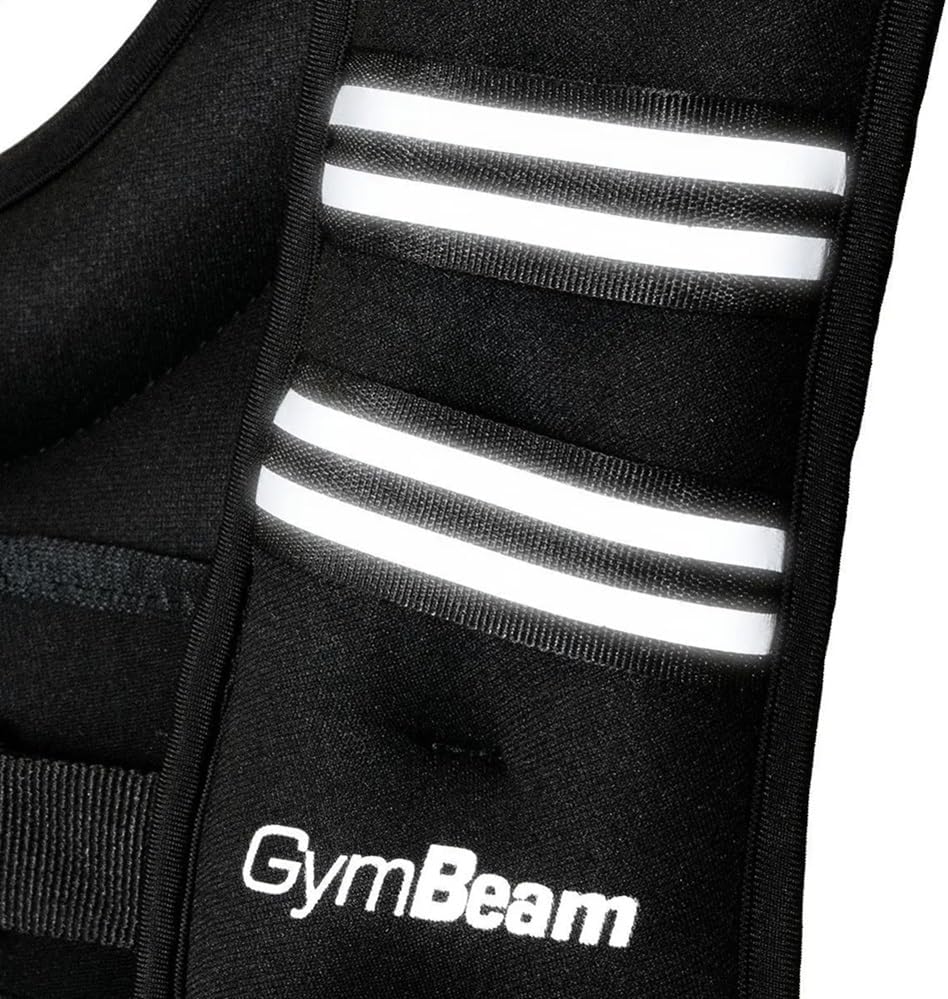 GymBeam Gewichtsweste - Effektives Fitness-Accessoire, mit Klettverschluss, anpassbares Gewicht, ver