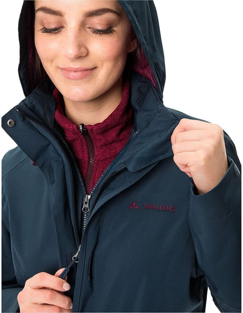 VAUDE Damen Rosemoor 3in1 Jacke Doppeljacke 36 dark sea, 36 dark sea