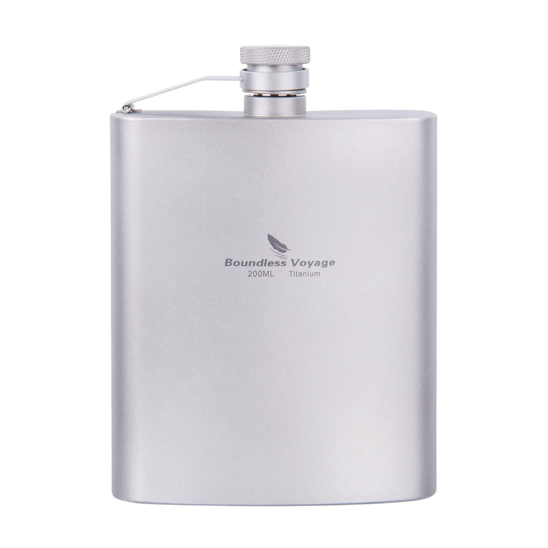 Boundless Voyage Titan 200 ml Flachmann Draussen Camping tragbar Wein Whiskey Trinkflasche 7oz