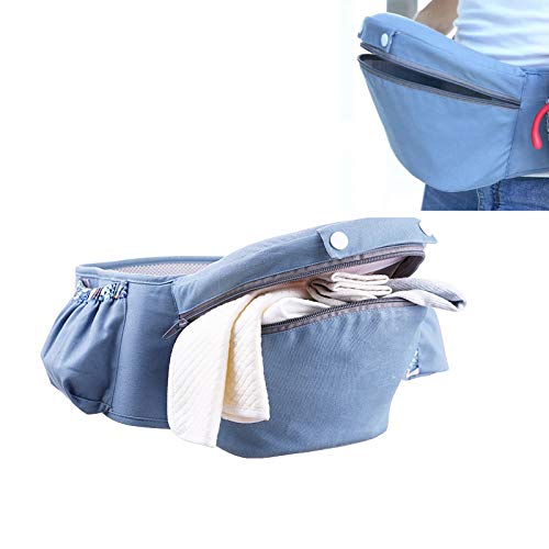ThreeH Hüftsitzträger Baby Komfortable Taillentrage mit grosser Kapazität BC27 (Blue), Blue