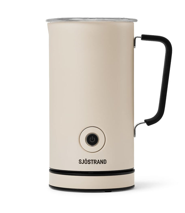 Sjöstrand Coffee Elektrischer Milchaufschäumer - Edelstahl, Für Heisse & Kalte Milch, Antihaftbeschi