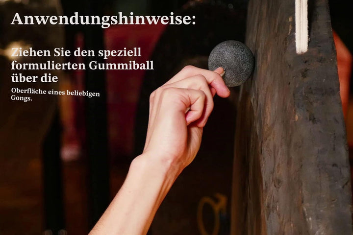 Sonic Energy Gong Reiber Set – 5-teilig – Resonanz Schlägel mit Gummiköpfen – Für Gongspieler, Percu