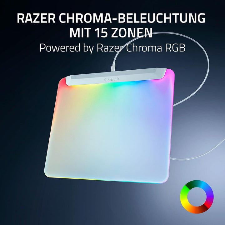 Razer Firefly V2 Pro - RGB-hintergrundbeleuchtete Gaming-Mausmatte - integrierter USB-Anschluss (15-