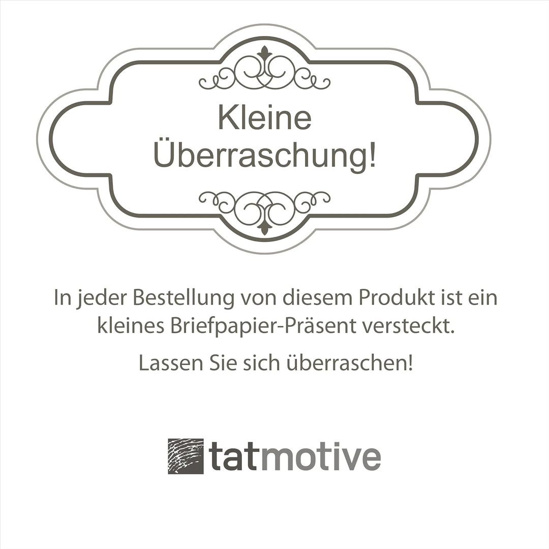tatmotive Danksagungskarten Hochzeit PERLMUTT (20 Sets) sehr elegante Dankeskarten für Hochzeit, ink
