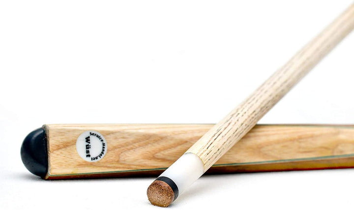 store HD Billard Queue Set zweiteilig aus edlem Holz, 147cm lang, Billard Kö 2-teilig für Pool + Sno