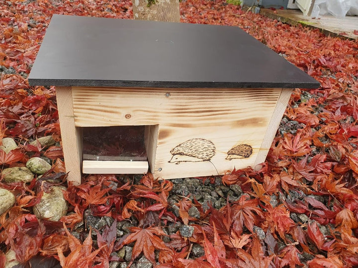 Igelhaus Neu Gebrannt (IG9) Igelhäuser Igelfutterhaus Igelhütte - Igelhaus mit Rattenklappe - mit Ab