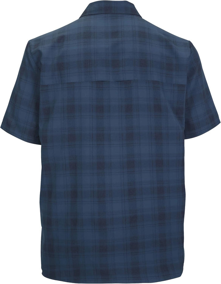 killtec Herren Funktionshemd KOS 98 MN WVN SHRT Dunkelblau S, Dunkelblau S
