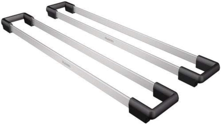 BLANCO Top-Schienen aus Edelstahl, 235906, 416 mm &amp; anlegbarer Tropf, 230734, Wellenoptik, Kunststof