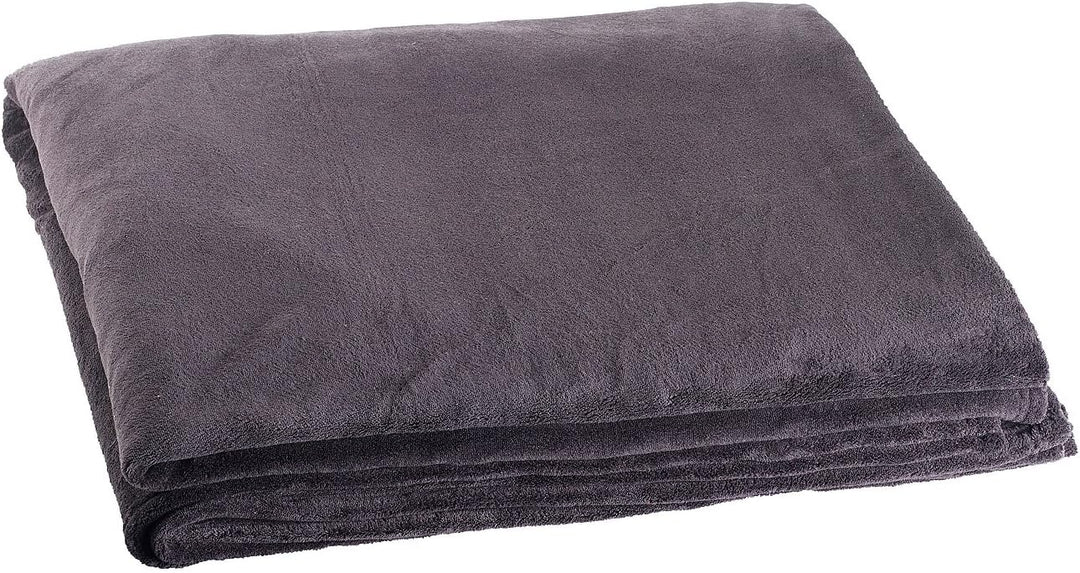 Wilson Gabor Fleecedecke: XXL-Luxus-Kuscheldecke aus Mikrofaser, 240 x 220 cm, 300 g/m², schwarz (Wo