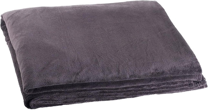 Wilson Gabor Fleecedecke: XXL-Luxus-Kuscheldecke aus Mikrofaser, 240 x 220 cm, 300 g/m², schwarz (Wo
