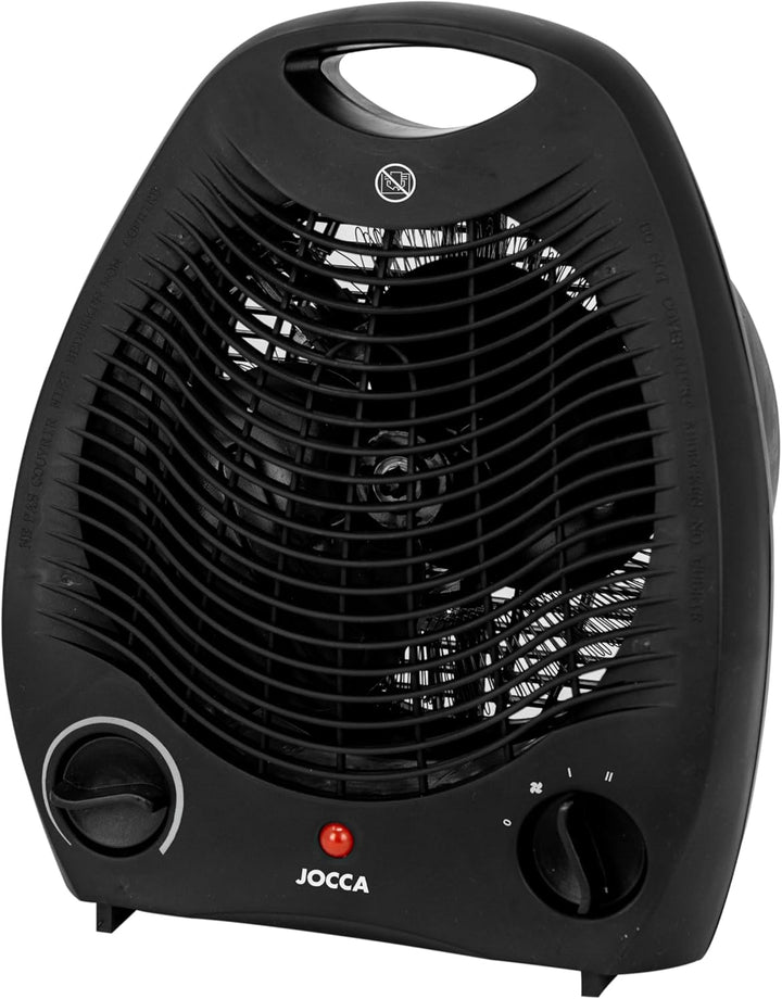 Jocca Elektroheizung 2000 W, Heizfunktion und Ventilator, 2 Geschwindigkeitsstufen für Wärmefunktion