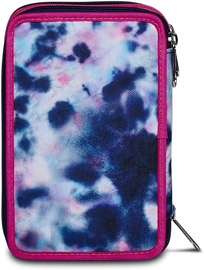 Seven Federmäppchen, Mäppchen, mehrfarbig, Federtasche für Schreibwaren, Etui komplett mit Bleistift