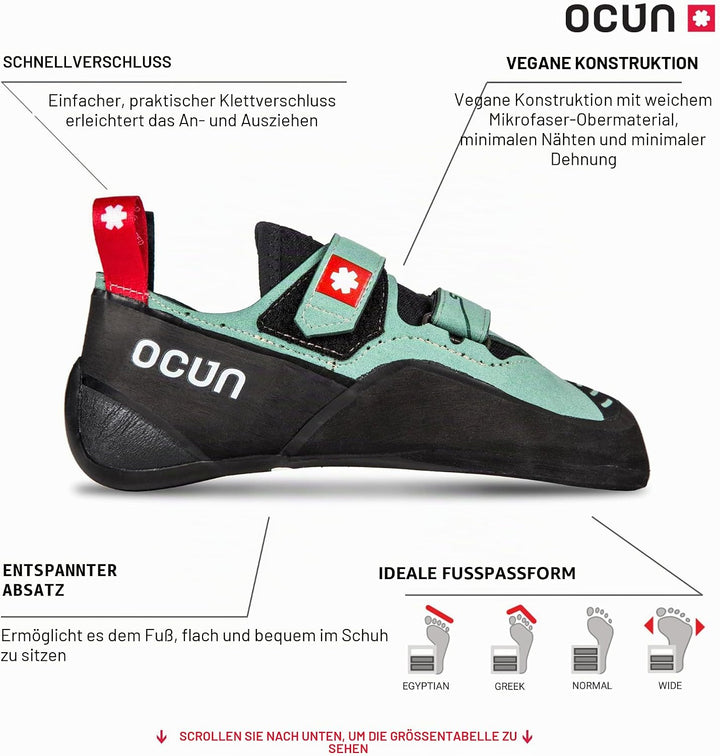 Ocun Striker QC 12 UK Grün, 12 UK Grün