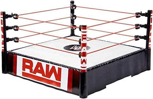 WWE Superstar Wrestling Ring - RAW - Komplett mit Pro-Tension-Technologie und gefederter Matte, ca.