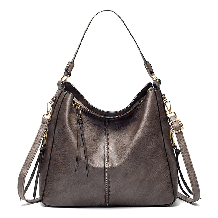 FANDARE Damen Handtasche Frauen Umhängetaschen Schultertasche PU Leder Tote Beutel Schultertasche fü