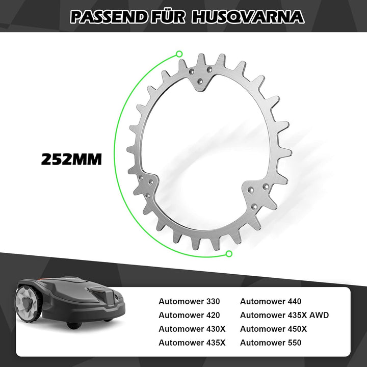 Edelstahl Mähroboter Spikes für Husqvarna Automower 420/320/430X/435X/440/450X aufwendig entgratet i