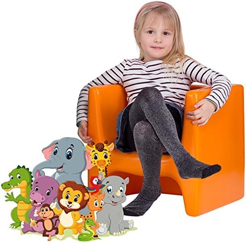 esku DADU Kinderhocker mit DREI Sitzhöhen für Innen- und Aussenbereich | wetterfester Wendehocker fü