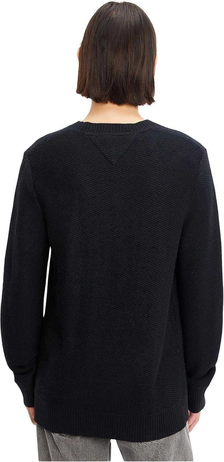 Tommy Jeans Herren Pullover XS Schwarz, XS Schwarz