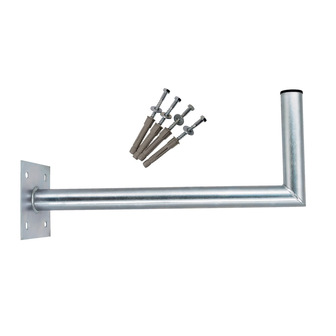 PremiumX 60cm Wandhalter Ø 48mm Stahl verzinkt SAT Antenne Wandhalterung Wand Montage Halter Wandabs