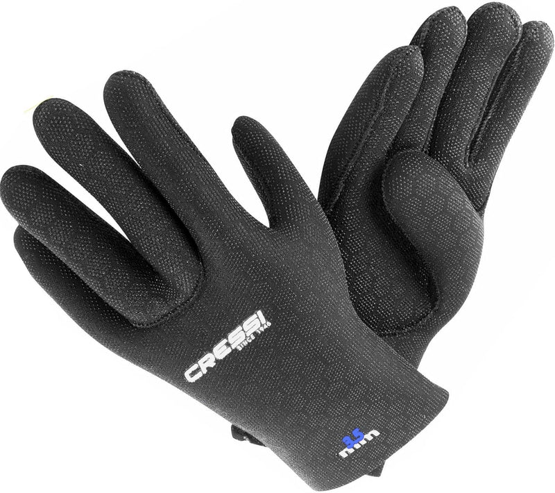 Cressi High Stretch Gloves -Unisex 5-Finger-Tauchhandschuhe aus Weichem, Einfach Gefüttertem, Hochfe