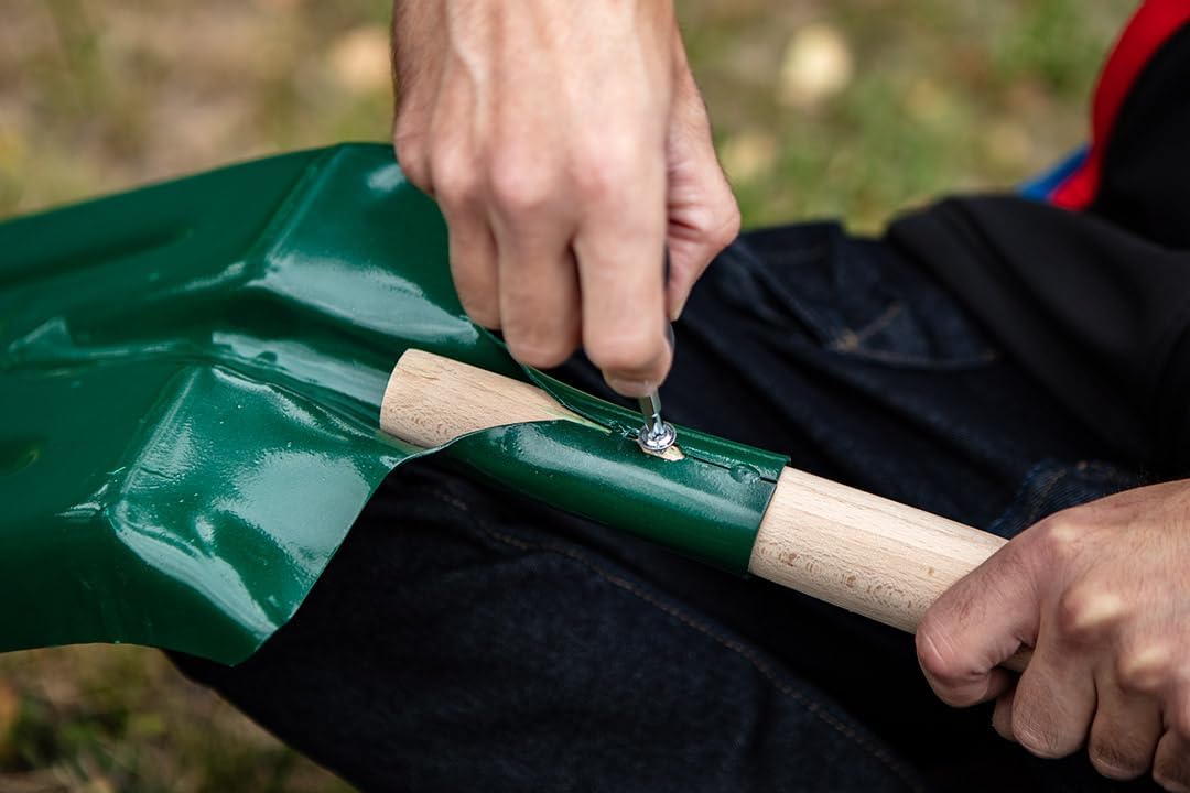 VERTO Ersatzstiel Stiel aus Buchenholz - Holzstiel/Ersatzstiel/Eschenstiel/Schaufelstiel/Garten – Du