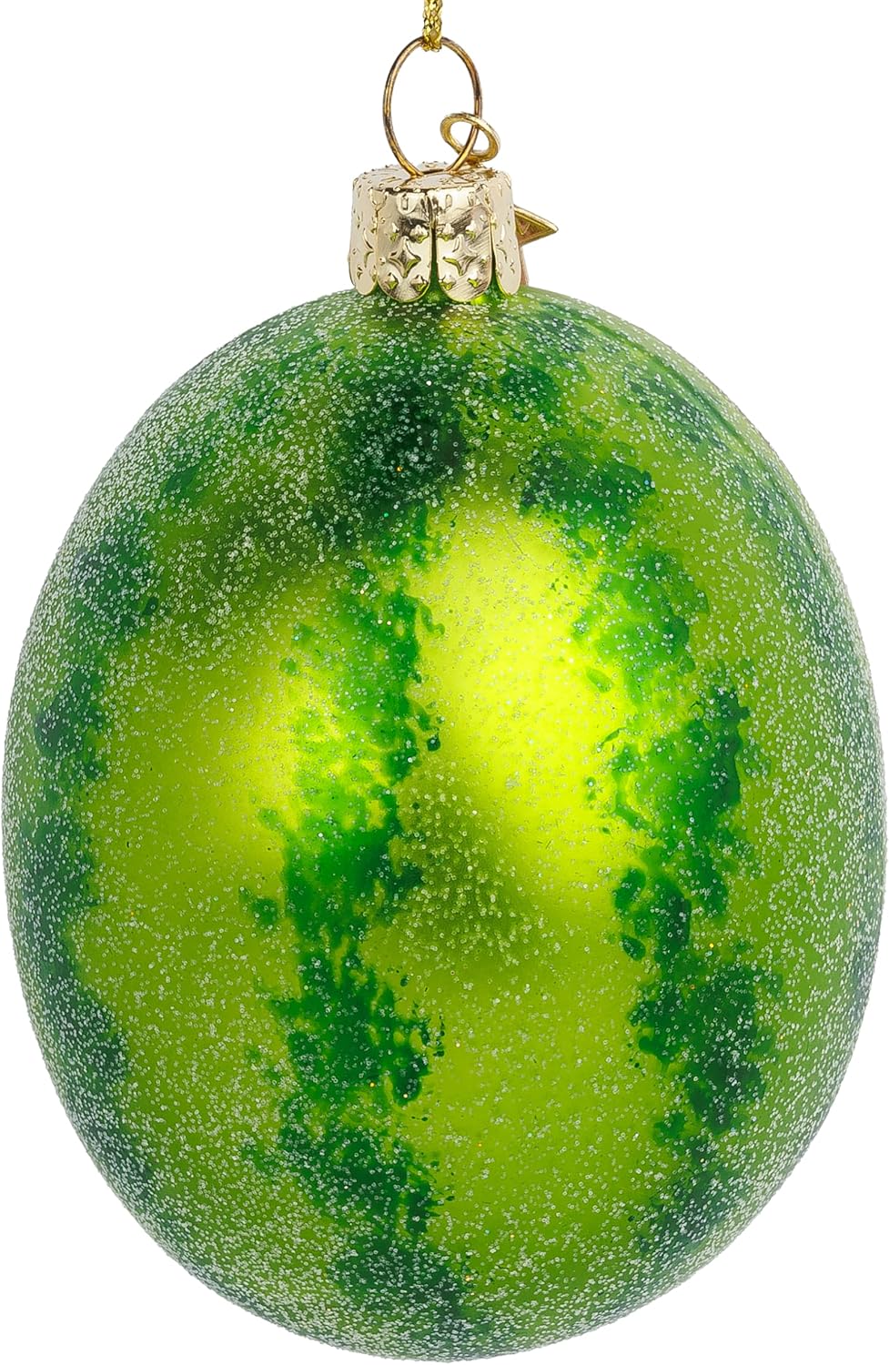 SIKORA Wassermelone besondere Weihnachtskugel Glas Christbaumschmuck Deko Figur Weihnachten Anhänger