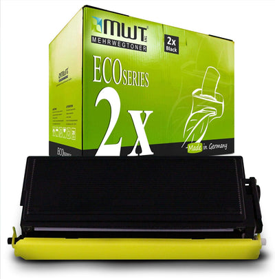 2X MWT Toner kompatibel für Brother Fax 4750 5750 8350 8360 8750 P PLT ersetzt TN6600