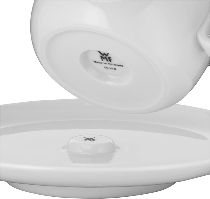 WMF Barista Tassen Set 4-teilig, zwei Kaffeetassen 160 ml mit Untertassen für Cappuccino, Porzellan,