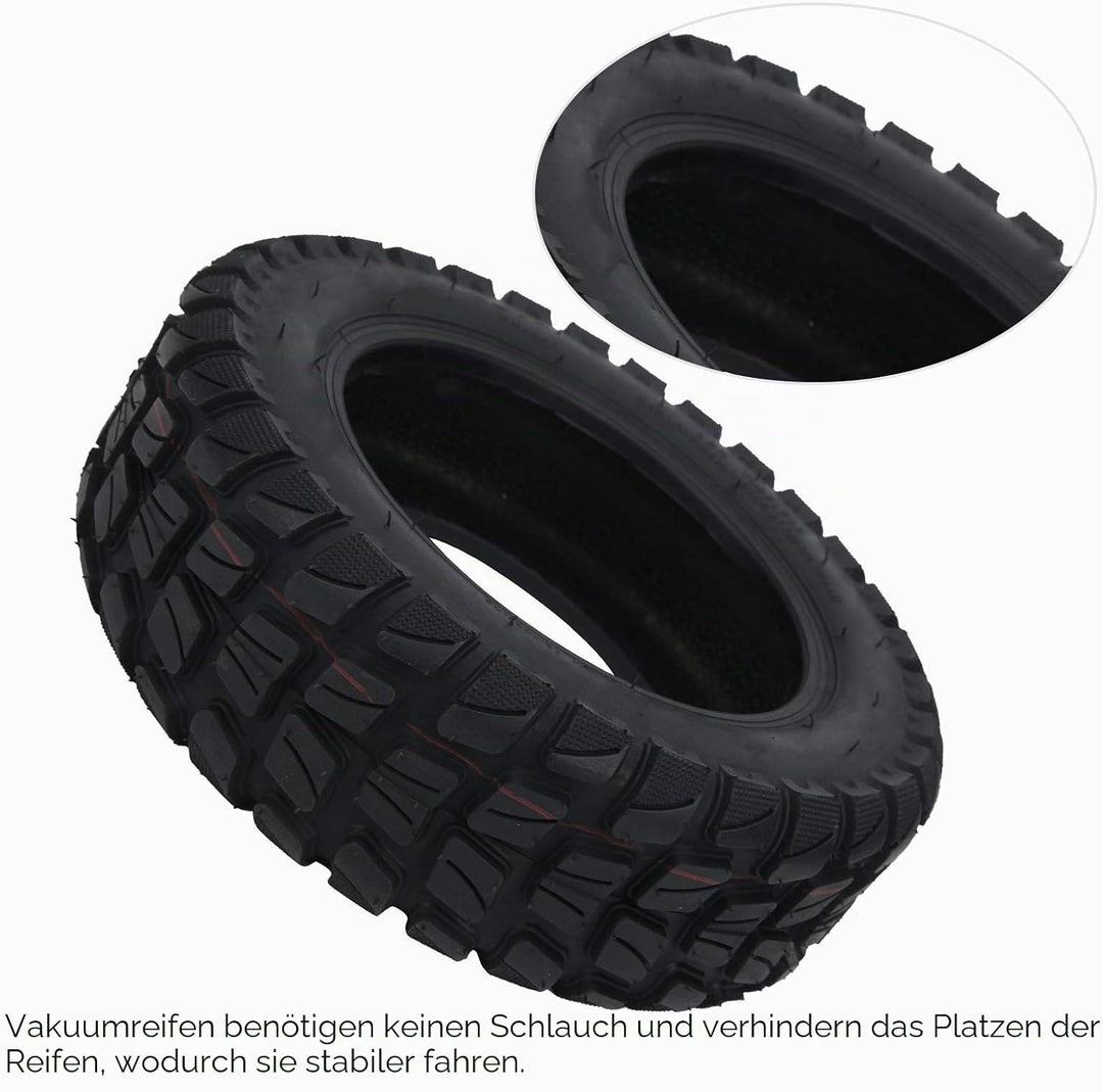 E Scooter Ersatzräder, 10 Zoll Elektrorollerreifen 90/65-6,5 Vakuumrad Ersatzreifen Solid Reifen, Ge